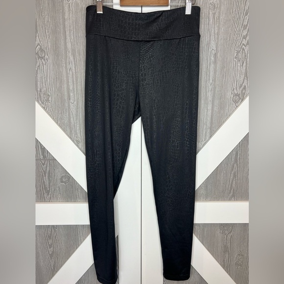 D11.31 No Boundaries Juniors Black Print Leggings M (7/9) - Picture 1 of 5
